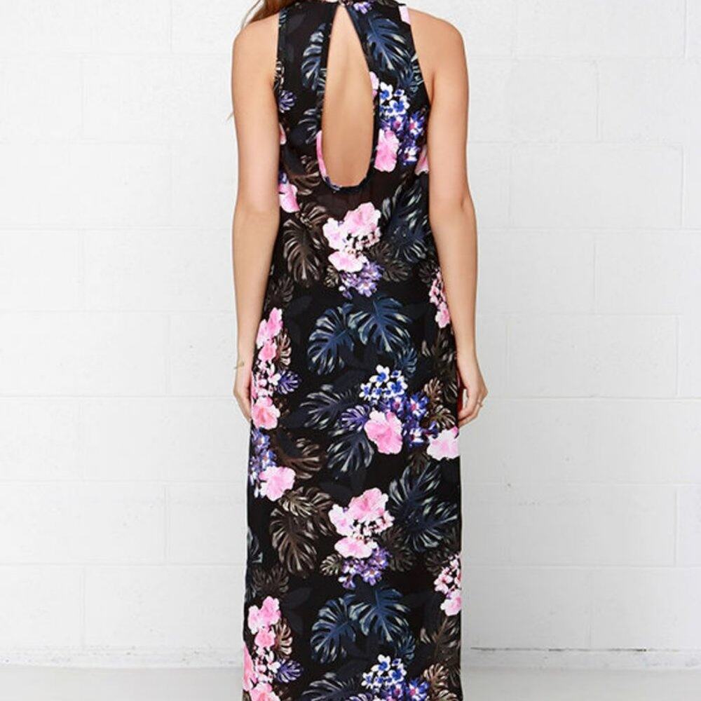 THE FIFTH LABEL Dress Adore You Maxi Floral Trendy Slit  Extra Small NWT - Picture 2 of 12